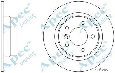 APEC BRAKING dsk2295 -  Тормозной диск